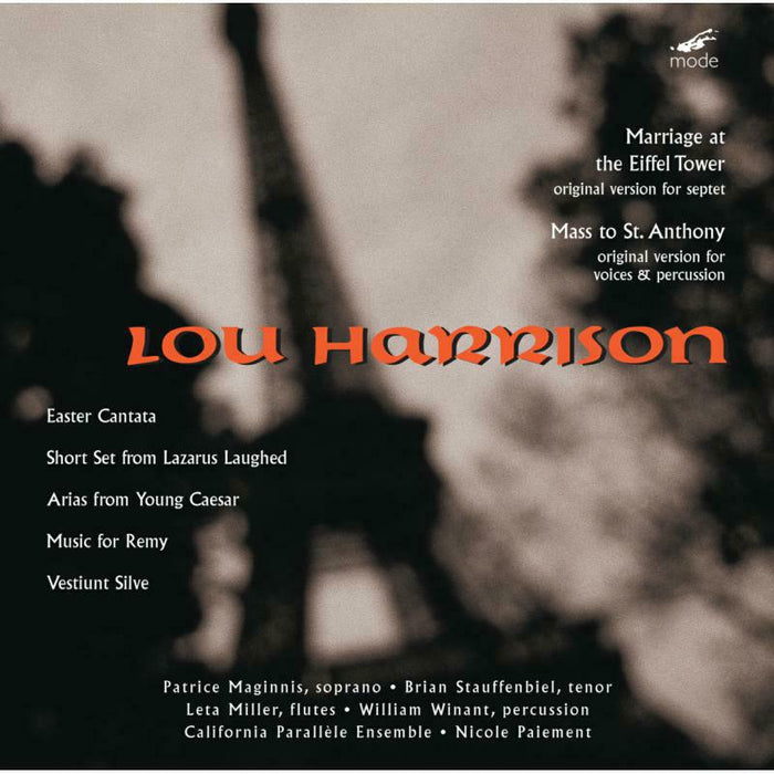 California Parallel Ensemble - Lou Harrison: Marriage At The Eiffel Tower - Works 1939-2000 - MOD-CD-122