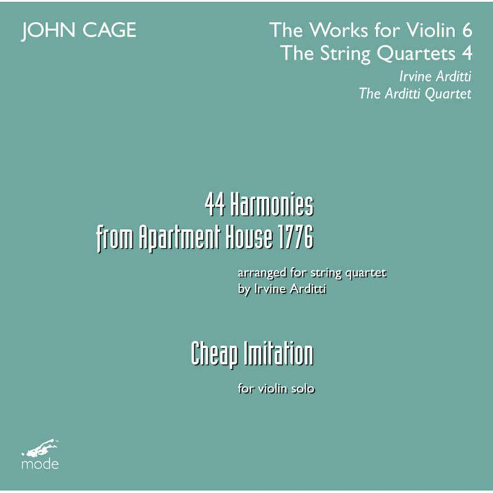 The Arditti Quartet - John Cage: Cage Edition 33?The Works for Violin 6 - MOD-CD-144
