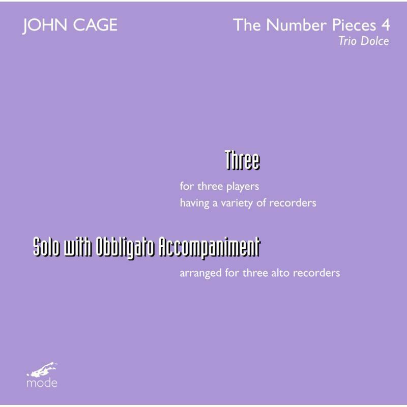 Trio Dolce - John Cage: John Cage Edition 38: The Number Pieces 21 - MOD-CD-186