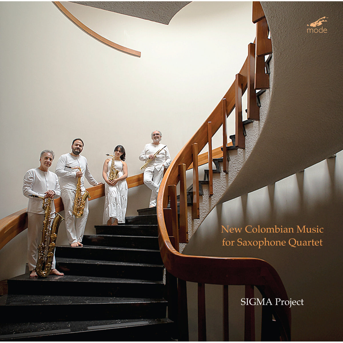 Andres Gomis; Laura Martinez; Alberto Chaves; Josetxo Silguero - SIGMA Project - New Colombian Music for Saxophone Quartet - MOD-CD-353