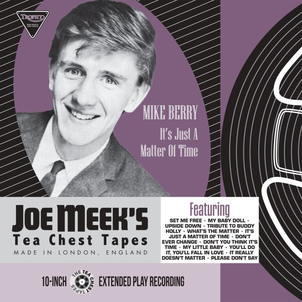 Mike Berry - It's Just A Matter Of Time - Joe Meek Tea Chest Tapes - TRV1023