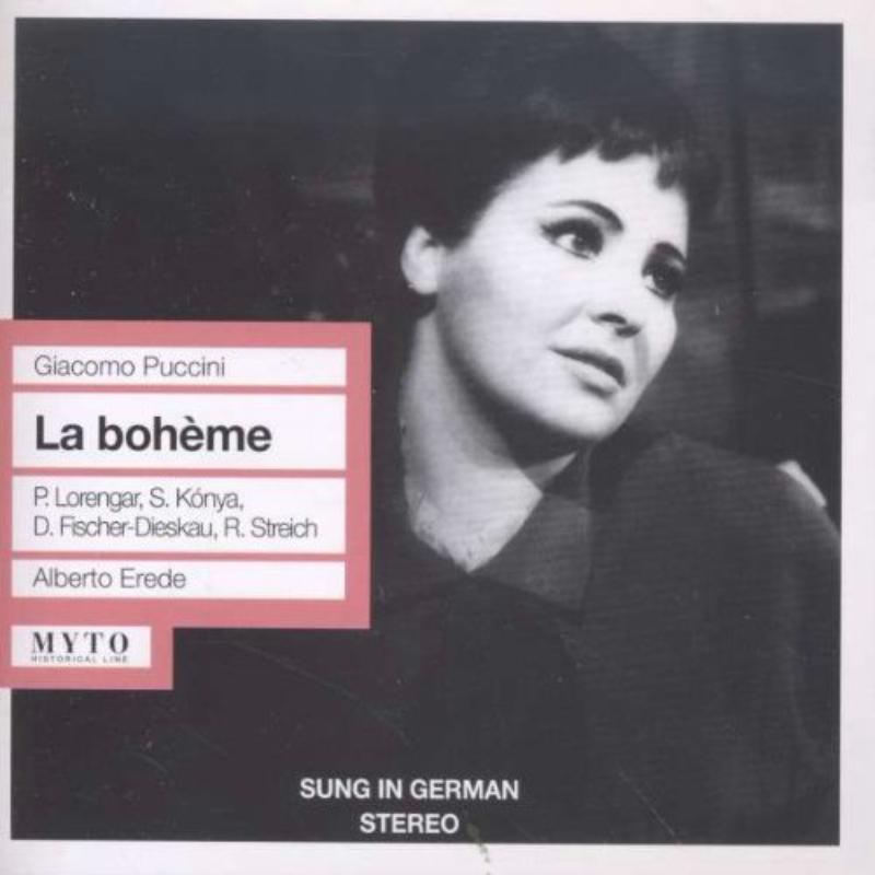 Lorengar/Streich/Konya/Dieskau - La Boheme (Sung in German - Berlin 1960) - MCD00313