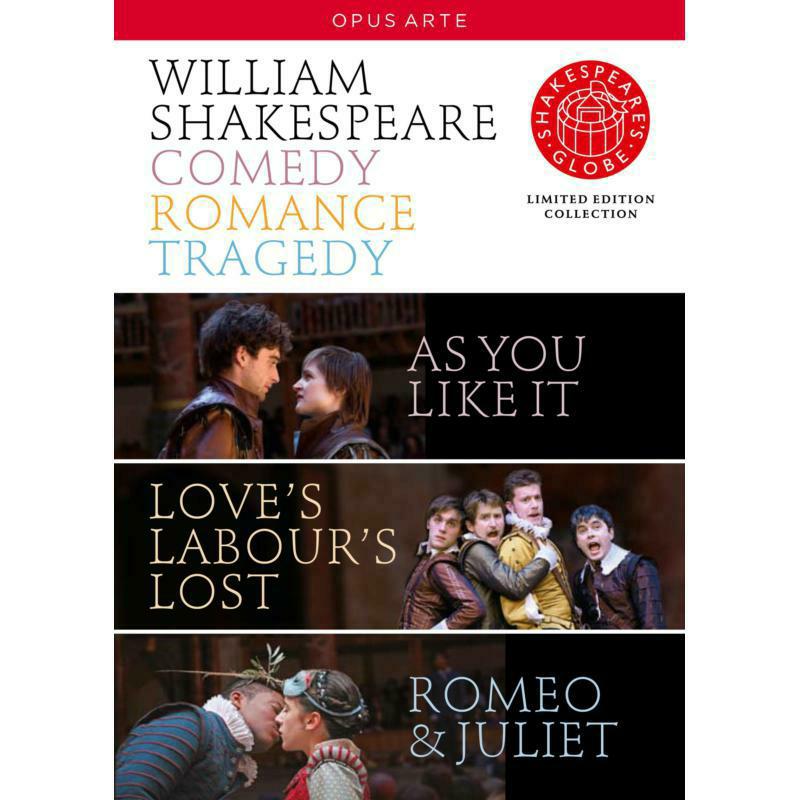 Shakespeares Globe Theatre - Shakespeare: Comedy/ Romance/ Tragedy - OA1042BD