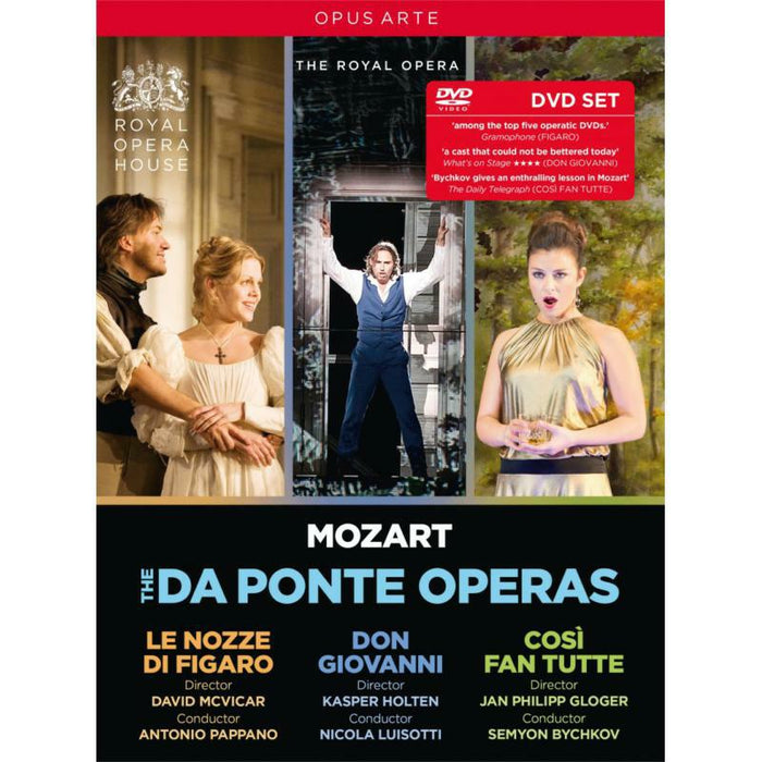 Royal Opera/Pappano/Bychkov - Wolfgang Amadeus Mozart: Le nozze di Figaro, Don Giovanni, Cosi fan tutte - OA1275BD