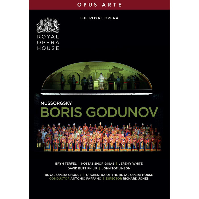 Bryn Terfel; Kostas Smoriginas; Jeremy White; Adrian Clarke; John Graham-Hall; Ain Anger; David Butt Philip; Rebecca de Pont Davies; John Tomlinson; Orchestra of the Royal Opera House; Antonio Pappano - Modest Mussorgsky: Boris Godunov - OA1376D