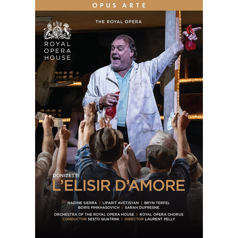 Nadine Sierra; Liparit Avetisyan; Bryn Terfel; Boris Pinkhasovich; Sarah Dufresne; Royal Opera Chorus; Orchestra of the Royal Opera House; Sesto Quatrini - Gaetano Donizetti: L'elisir d'amore - OA1385D