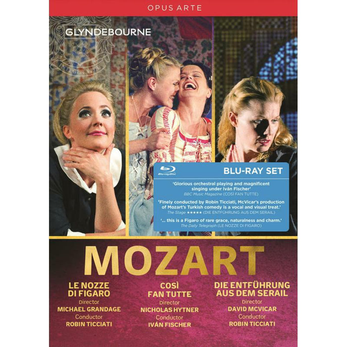 Various - Wolfgang Amadeus Mozart: Cosi fan tutte, Die Entfuhrung aus dem Serail, Le nozze di Figaro - OABD7242BD