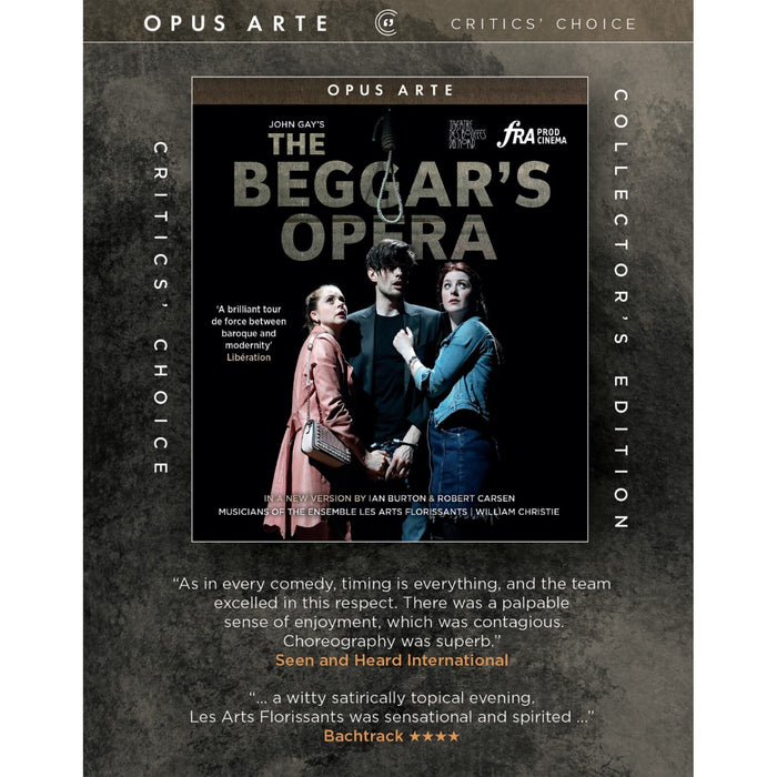 Robert Burt; Beverley Klein; Kate Batter; Benjamin Purkiss; Kraig Thornber; Olivia Brereton; Emma Kate Nelson; Sean Lopeman; Les Arts Florissants; William Christie - The Beggar's Opera (in a new version by Ian Burton and Robert Carsen) - OABD7283D