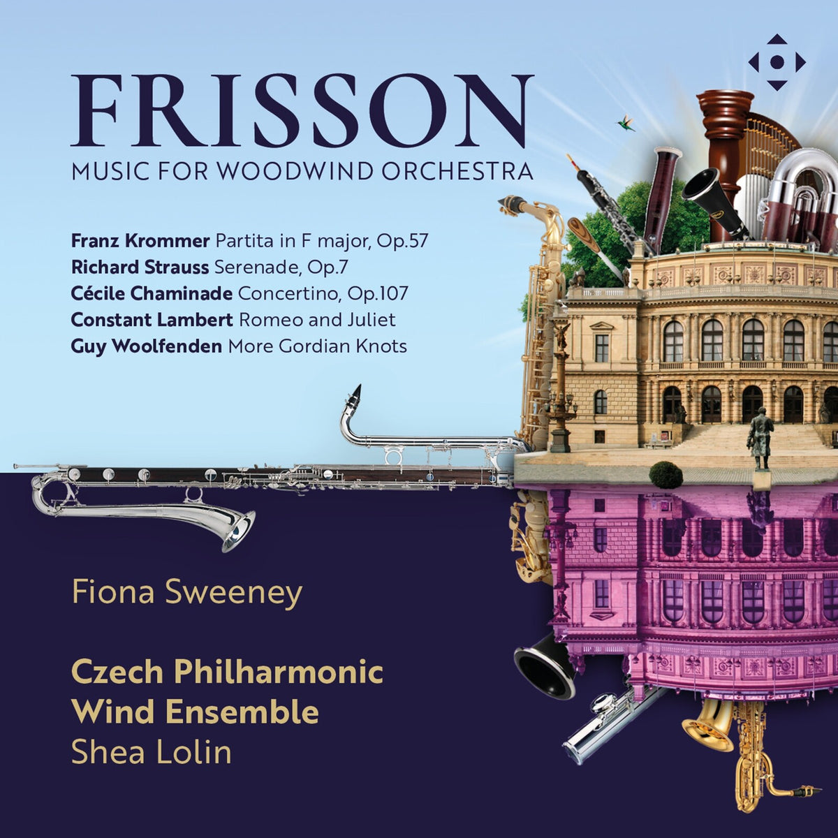 Czech Philharmonic Wind Ensemble; Shea Lolin - FRISSON - Music for Woodwind Orchestra - DDX21146