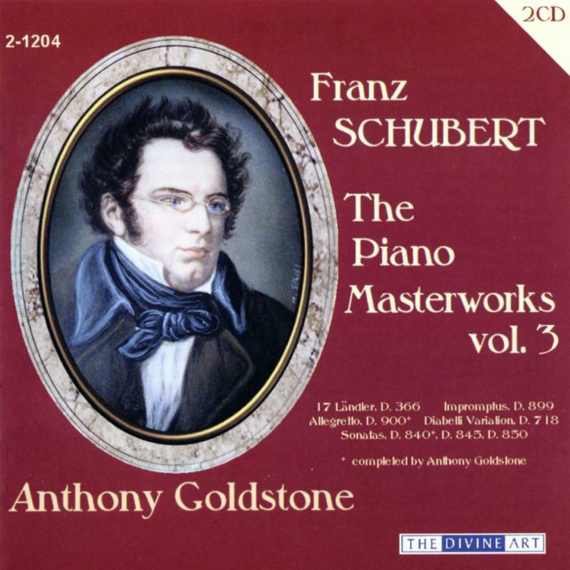 Anthony Goldstone - SCHUBERT:PNO MWKS VOL 3 - DDA21204