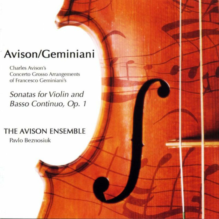 Beznosiuk:Avison Ensemble - AVISON:12CONCERTI GROSSI OP1 - DDA21210