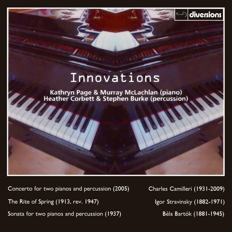 Mclachlan/Page/Corbett/Burke - Innovations - Music for two pianos and percussion - DDV24167