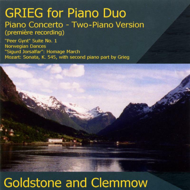 Clemmow:Goldstone - GRIEG FOR PIANO DUO - DDA25042