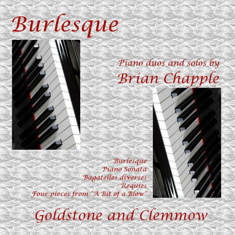Clemmow:Goldstone - CHAPPLE:BURLESQUE-PNO MUSIC - DDA25056