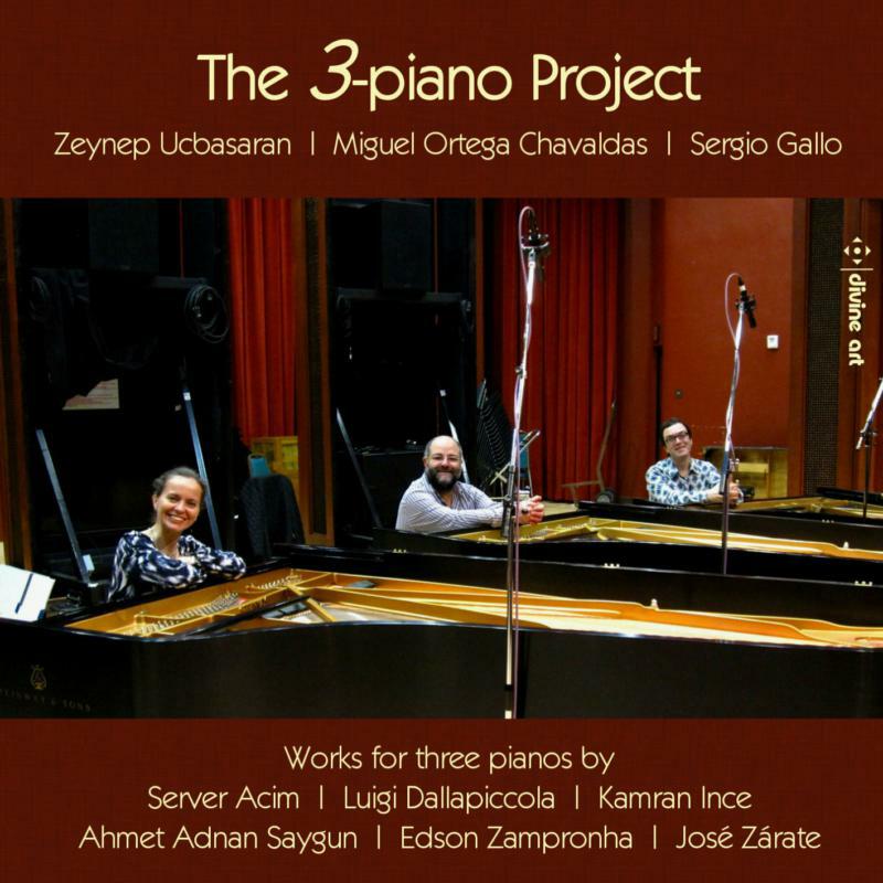 Ucbasaran/Chavaldas/Gallo - The 3-Piano Project: Works for three pianos - DDA25207