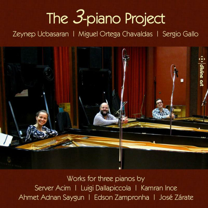 Ucbasaran/Chavaldas/Gallo - The 3-Piano Project: Works for three pianos - DDA25207