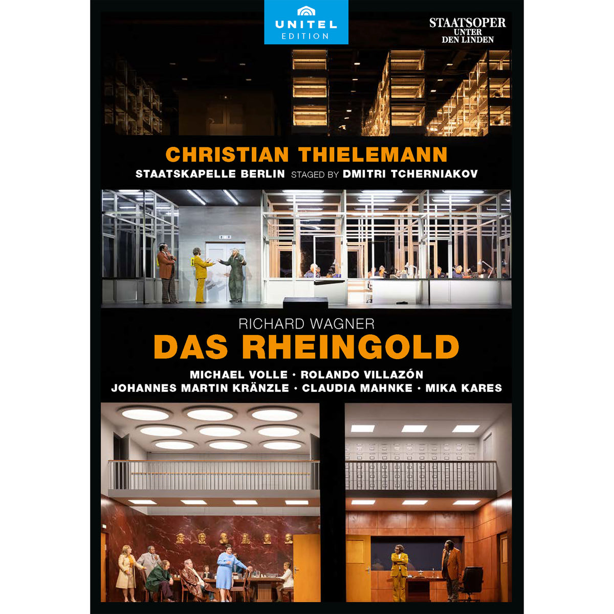 Michael Volle; Rolando Villazon; Johannes Martin Kranzle; Mika Kares; Claudia Mahnke; Staatskapelle Berlin; Dmitri Tcherniakov; Christian Thielemann - Richard Wagner: Das Rheingold - 809808