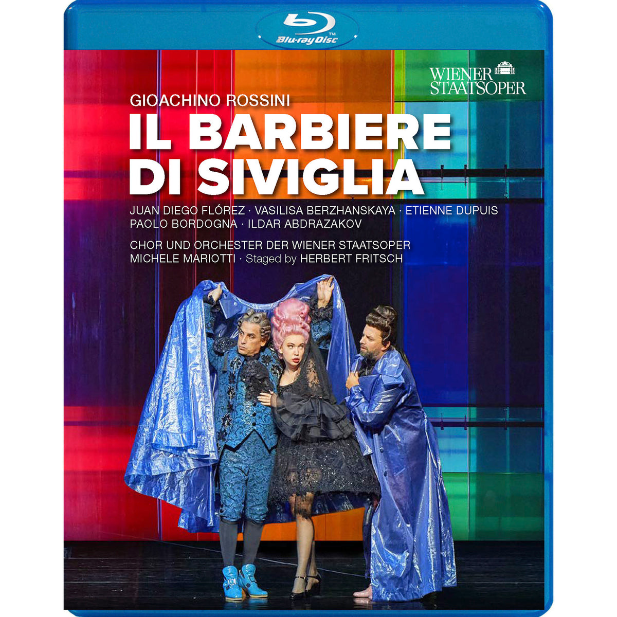 Juan Diego Florez; Vasilisa Berzhanskaya; Etienne Dupuis; Ildar Abdrazakov; Chorus of Wiener Staatsoper; Orchestra of Wiener Staatsoper; Michele Mariotti - Gioachino Rossini: Il barbiere di Siviglia - 765404