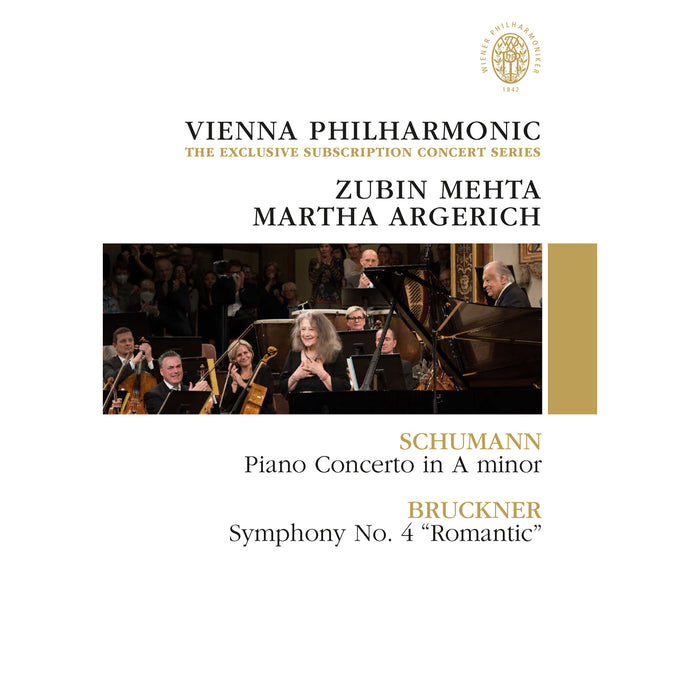 Martha Argerich; Wiener Philharmoniker; Zubin Mehta - Vienna Philharmonic: The Exclusive Subscription Concert Series - Zubin Mehta & Martha Argerich - 764508