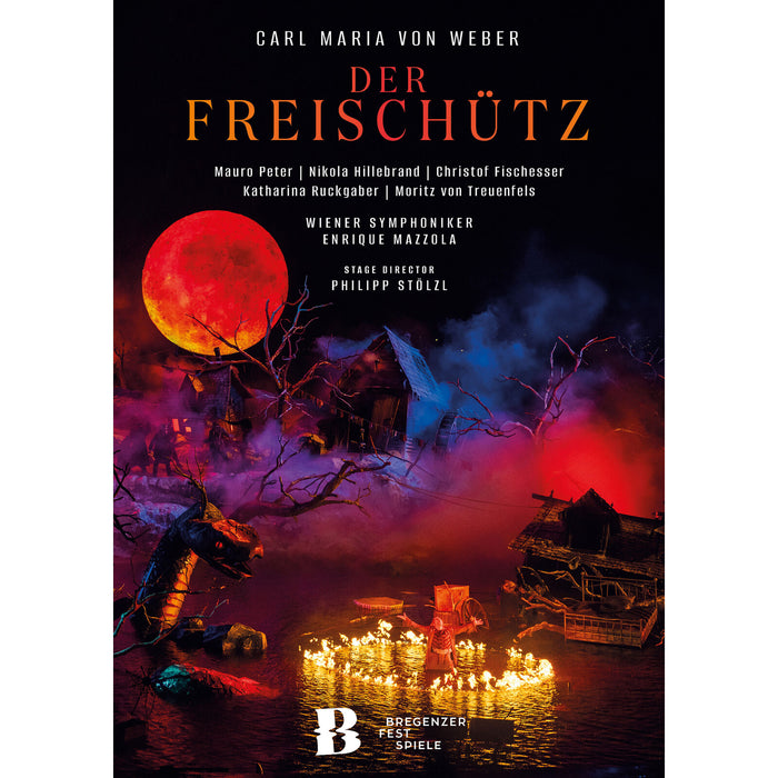 Mauro Peter; Nikola Hillebrand; Christof Fischesser; Katharina Ruckgaber; Moritz von Treuenfels; Bregenzer Festspielchor; Prague Philharmonic Choir; Wiener Symphoniker; Philipp Stolzl; Enrique Mazzola - Carl Maria von Weber: Der Freischutz - 768308