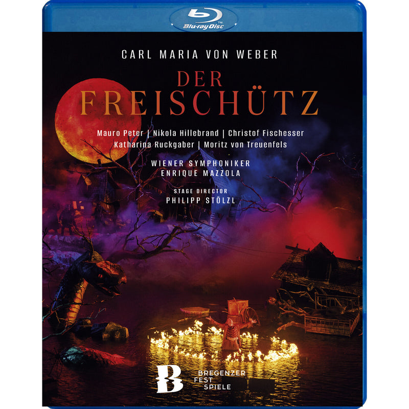 Mauro Peter; Nikola Hillebrand; Christof Fischesser; Katharina Ruckgaber; Moritz von Treuenfels; Bregenzer Festspielchor; Prague Philharmonic Choir; Wiener Symphoniker; Philipp Stolzl; Enrique Mazzola - Carl Maria von Weber: Der Freischutz - 768404