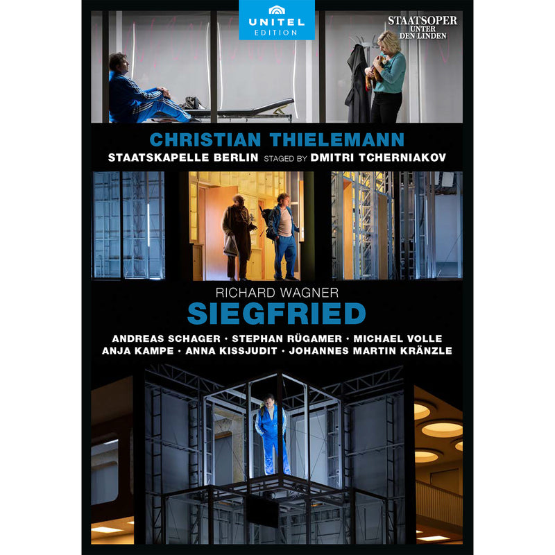 Andreas Schager; Stephan Rugamer; Michael Volle; Anja Kampe; Anna Kissjudit; Johannes Martin Kranzle; Staatskapelle Berlin; Dmitri Tcherniakov; Christian Thielemann - Richard Wagner: Siegfried - 810208
