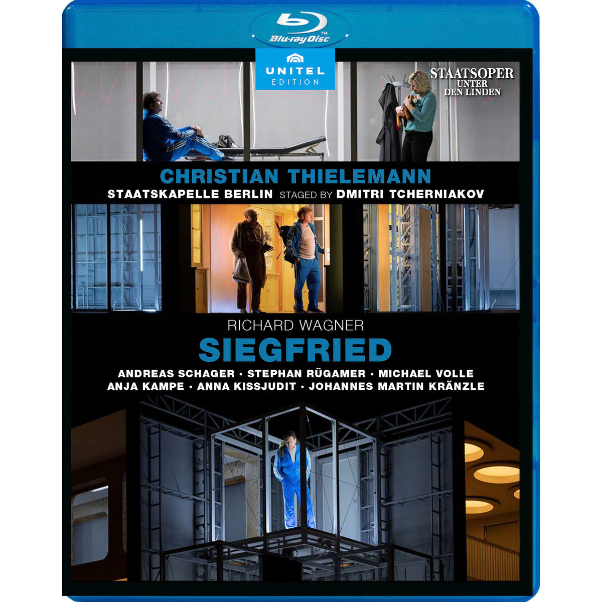 Andreas Schager; Stephan Rugamer; Michael Volle; Anja Kampe; Anna Kissjudit; Johannes Martin Kranzle; Staatskapelle Berlin; Dmitri Tcherniakov; Christian Thielemann - Richard Wagner: Siegfried - 810304