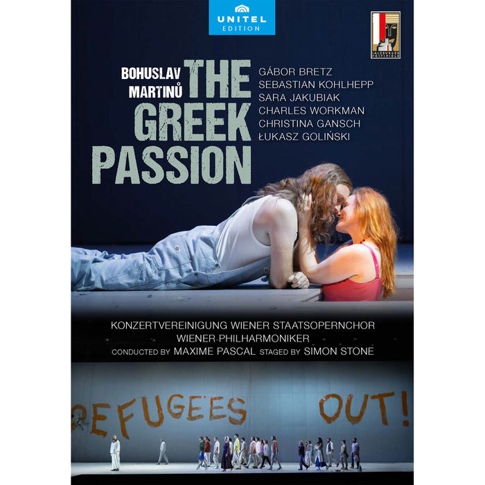 Gabor Bretz; Sebastian Kohlhepp; Sara Jakubiak; Charles Workman; Christina Gansch; Lukasz Golinski; Konzertvereinigung Wiener Staatsopernchor; Wiener Philharmoniker; Simon Stone; Maxime Pascal - Bohuslav Martinu: The Greek Passion - 811008