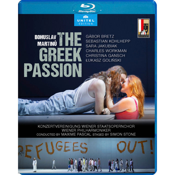 Gabor Bretz; Sebastian Kohlhepp; Sara Jakubiak; Charles Workman; Christina Gansch; Lukasz Golinski; Konzertvereinigung Wiener Staatsopernchor; Wiener Philharmoniker; Simon Stone; Maxime Pascal - Bohuslav Martinu: The Greek Passion - 811104