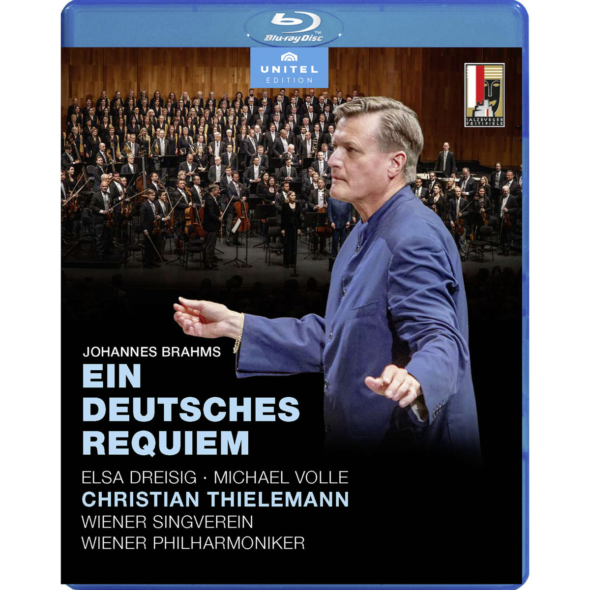 Elsa Dreisig; Michael Volle; Wiener Singverein; Wiener Philharmoniker; Christian Thielemann - Christian Thielemann conducts Johannes Brahms: Ein Deutsches Requiem - 811304
