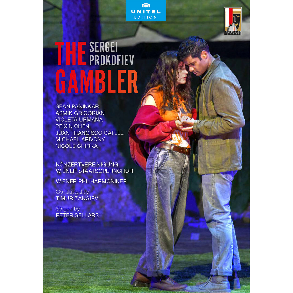 Asmik Grigorian; Sean Panikkar; Violeta Urmana; Peixin Chen; Juan Francisco Gatell; Nicole Chirka; Konzertvereinigung Wiener Staatsopernchor; Wiener Philharmoniker; Peter Sellars; Timur Zangiev - Sergei Prokofiev: The Gambler - 811608