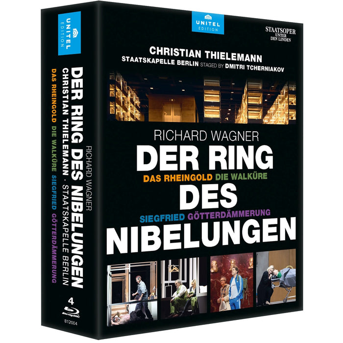 Michael Volle; Anja Kampe; Andreas Schager; Mika Kares; Johannes Martin Kranzle; Claudia Mahnke; Robert Watson; Vida Mikneviciute; Violeta Urmana; Stephan Rugamer; Rolando Villazon; Staatsopernchor; Staatskapelle Berlin; Dmitri Tcherniakov; Christian Thielemann - Richard Wagner: Der Ring des Nibelungen - 812004