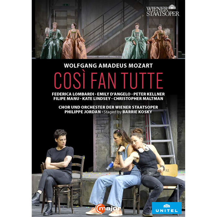 Federica Lombardi; Emily D'Angelo; Peter Kellner; Filipe Manu; Kate Lindsey; Christopher Maltman; Chor der Wiener Staatsoper; Orchester der Wiener Staatsoper; Barrie Kosky; Philippe Jordan - Wolfgang Amadeus Mozart: Cosi fan tutte - 770908