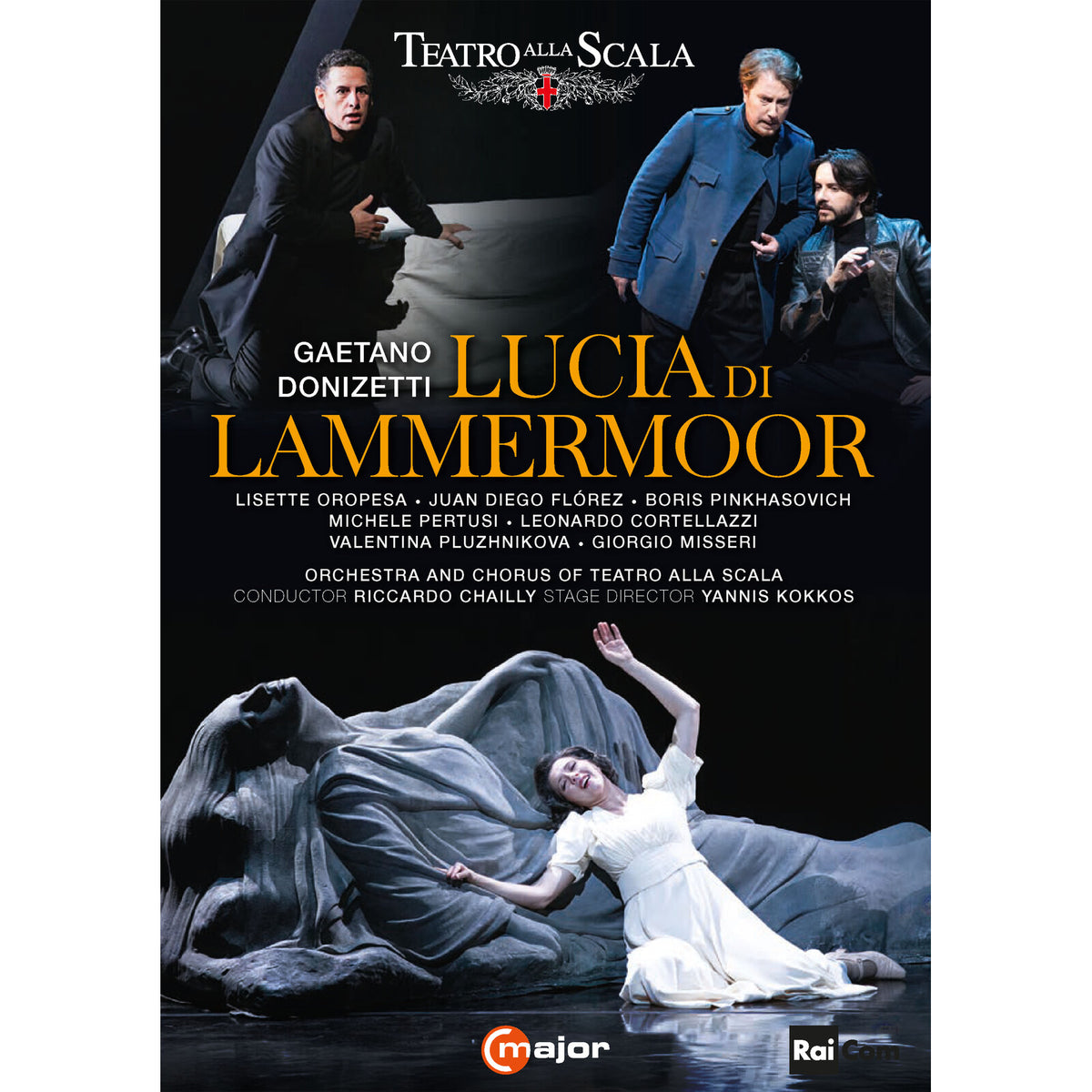 Lisette Oropesa; Juan Diego Florez; Boris Pinkhasovich; Leonardo Cortellazzi; Michele Pertusi; Valentina Pluzhnikov; Giorgio Misseri; Orchestra and Chorus of Teatro alla Scala; Riccardo Chailly - Gaetano Donizetti: Lucia di Lammermoor - 772408