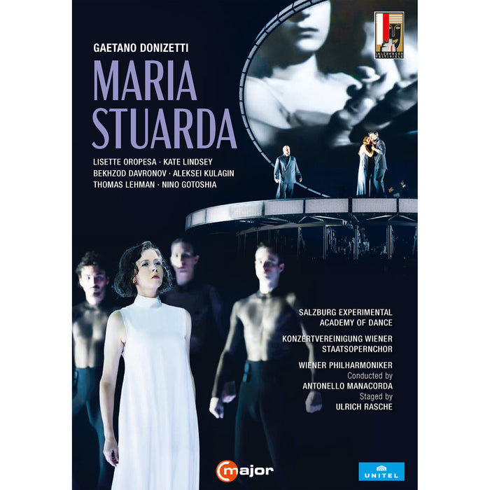 Lisette Oropesa; Kate Lindsey; Bekhzod Davronov; Aleksei Kulagin; Thomas Lehman; Nino Gotoshia; Salzburg Experimental Academy of Dance; Konzertvereinigung Wiener Staatsopernchor; Wiener Philharmoniker; Ulrich Rasche; Antonello Manacorda - Gaetano Donizetti: Maria Stuarda - 773008