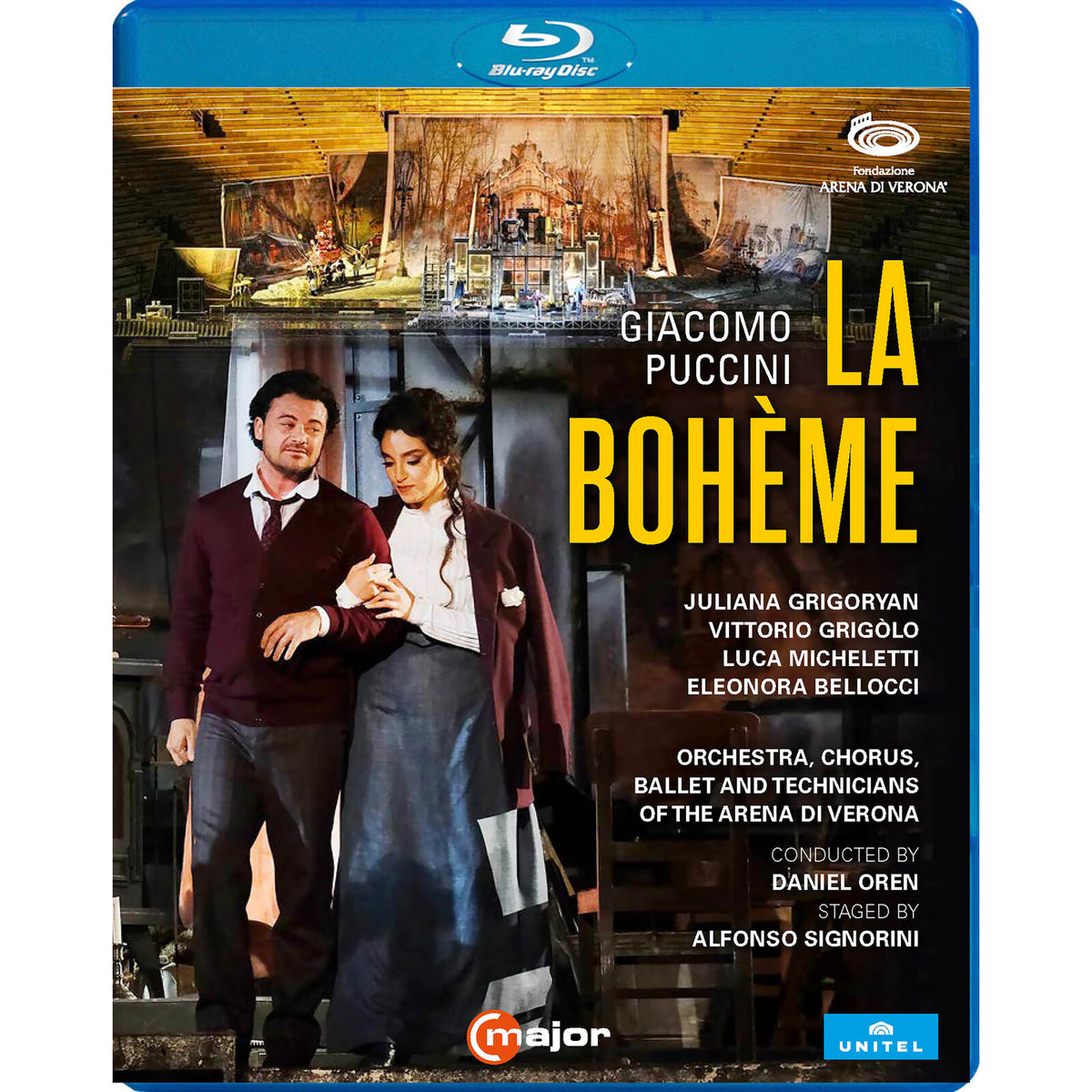 Juliana Grigoryan; Vittorio Grigolo; Luca Micheletti; Eleonora Bellocci; Orchestra; Chorus; Ballet and Technicians of the Arena di Verona; Alfonso Signorini; Daniel Oren - Giacomo Puccini: La Boheme - 773704