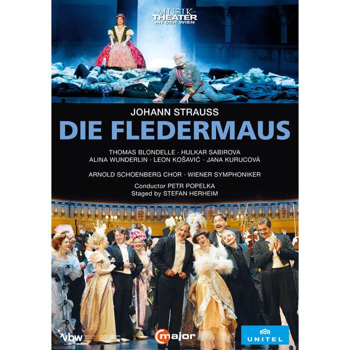 Thomas Blondelle; Hulkar Sabirova; Alina Wunderlin; Kresimir Strazanac; Jana Kurucova; Arnold Schoenberg Chor; Wiener Symphoniker; Stefan Herheim; Petr Popelka - Johann Strauss: Die Fledermaus - 774508