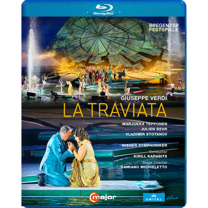 Marjukka Tepponen; Julien Behr; Vladimir Stoyanov; Angela Simkin; Melissa Zgouridi; Bregenzer Festspielchor; Prague Philharmonic Choir; Wiener Symphoniker; Kirill Karabits - Giuseppe Verdi: La traviata - 775204