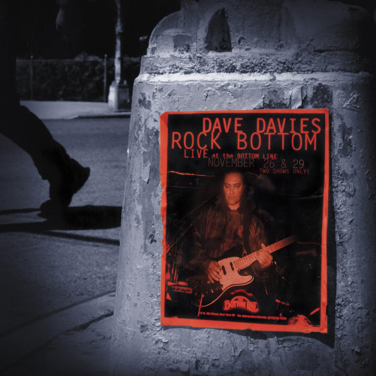 Dave Davies - Rock Bottom: Live at the Bottom Line (20th Anniversary Limited Edition -Crystal Blue Numbered 2LP) - BFD1045