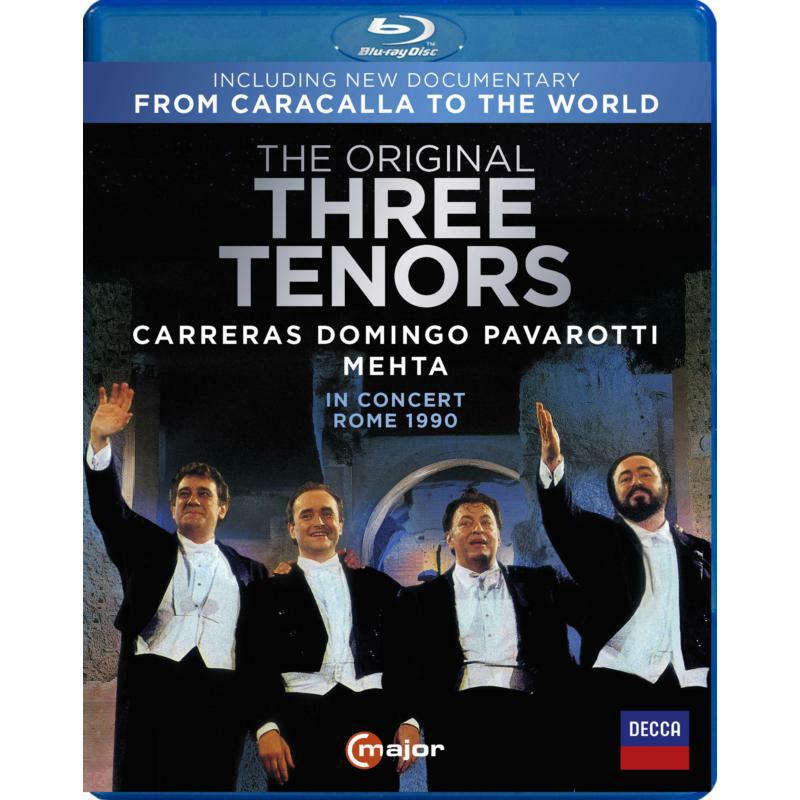 Carreras/Domingo/Pavarotti - The Original Three Tenors: Carreras, Domingo, Pavarotti in Concert, Rome 1990 (including new documentary: From Caracalla - 758804