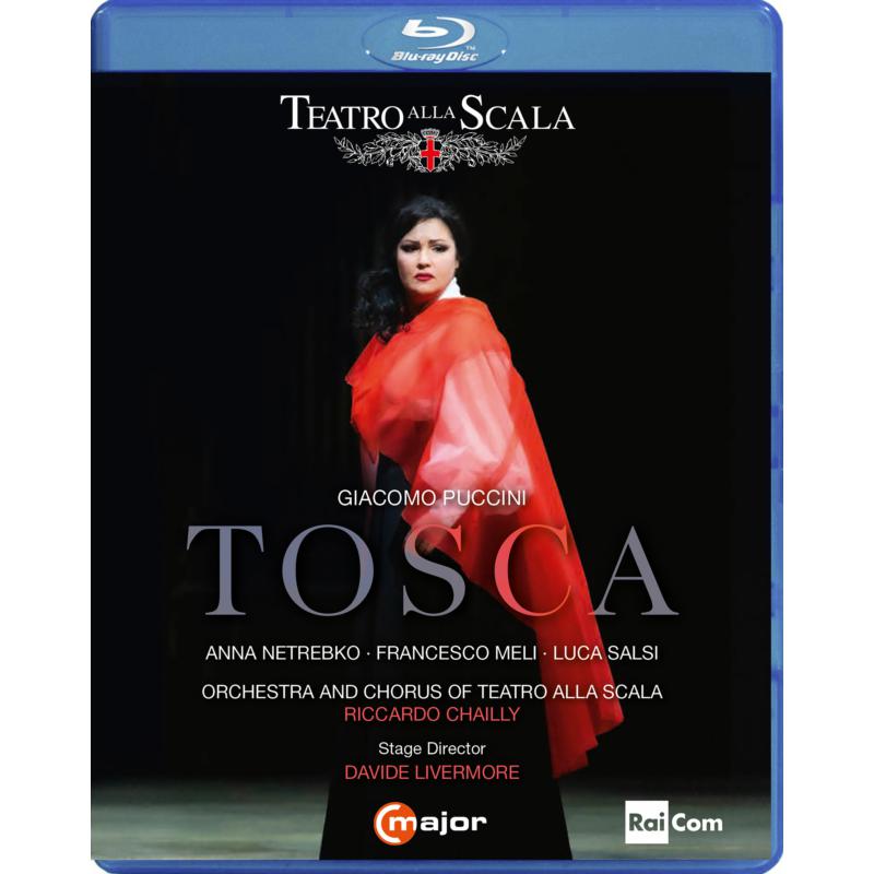 Anna Netrebko, Luca Salsi, Francesco Meli, Alfonso Antoniozzi, Chorus of Teatro alla Scala, Teatro alla Scala, Davide Livermore; Riccardo Chailly - Giacomo Puccini: Tosca - 763404