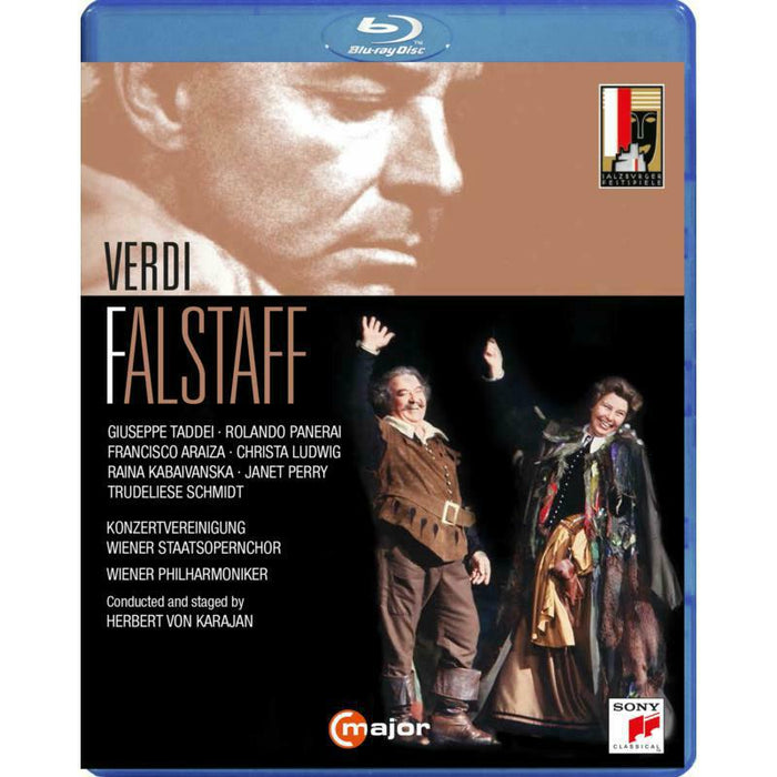 GIUSEPPE TADDEI, ROLANDO PANERAI, FRANCISCO ARAIZA, CHRISTA LUDWIG, RAINA KABAIVANSKA, JANET PERRY, TRUDELIESE SCHMIDT, KONZERTVEREINIGUNG WIENER STAATSOPERCHOR, WIENER PHILHARMONIKER - Giuseppe Verdi: Falstaff - Salzburg Festival 1982 - 761504