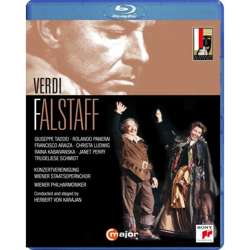 GIUSEPPE TADDEI, ROLANDO PANERAI, FRANCISCO ARAIZA, CHRISTA LUDWIG, RAINA KABAIVANSKA, JANET PERRY, TRUDELIESE SCHMIDT, KONZERTVEREINIGUNG WIENER STAATSOPERCHOR, WIENER PHILHARMONIKER - Giuseppe Verdi: Falstaff - Salzburg Festival 1982 - 761504
