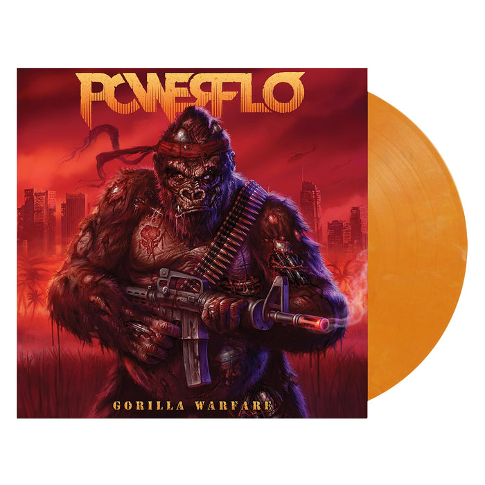 Powerflo - Gorilla Warfare (Magenta / Yellow Merge LP) - NDRV081