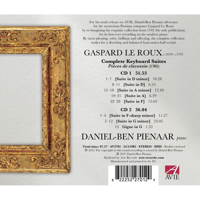 Daniel-Ben Pienaar - Gaspard Le Roux: Complete Suites - AV2701