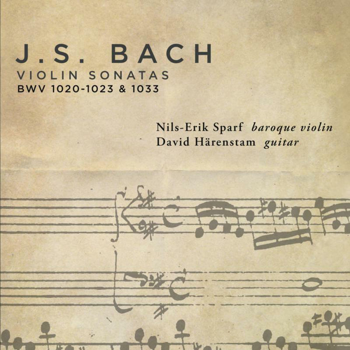 Sparf:Harenstam - Bach: Violin Sonatas - PRCD2056