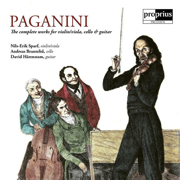 Various - PAGANINI:THE COMPLETE WORKS FOR VIOLIN/VIOLA, CELLO & GUITAR - PRCD2078