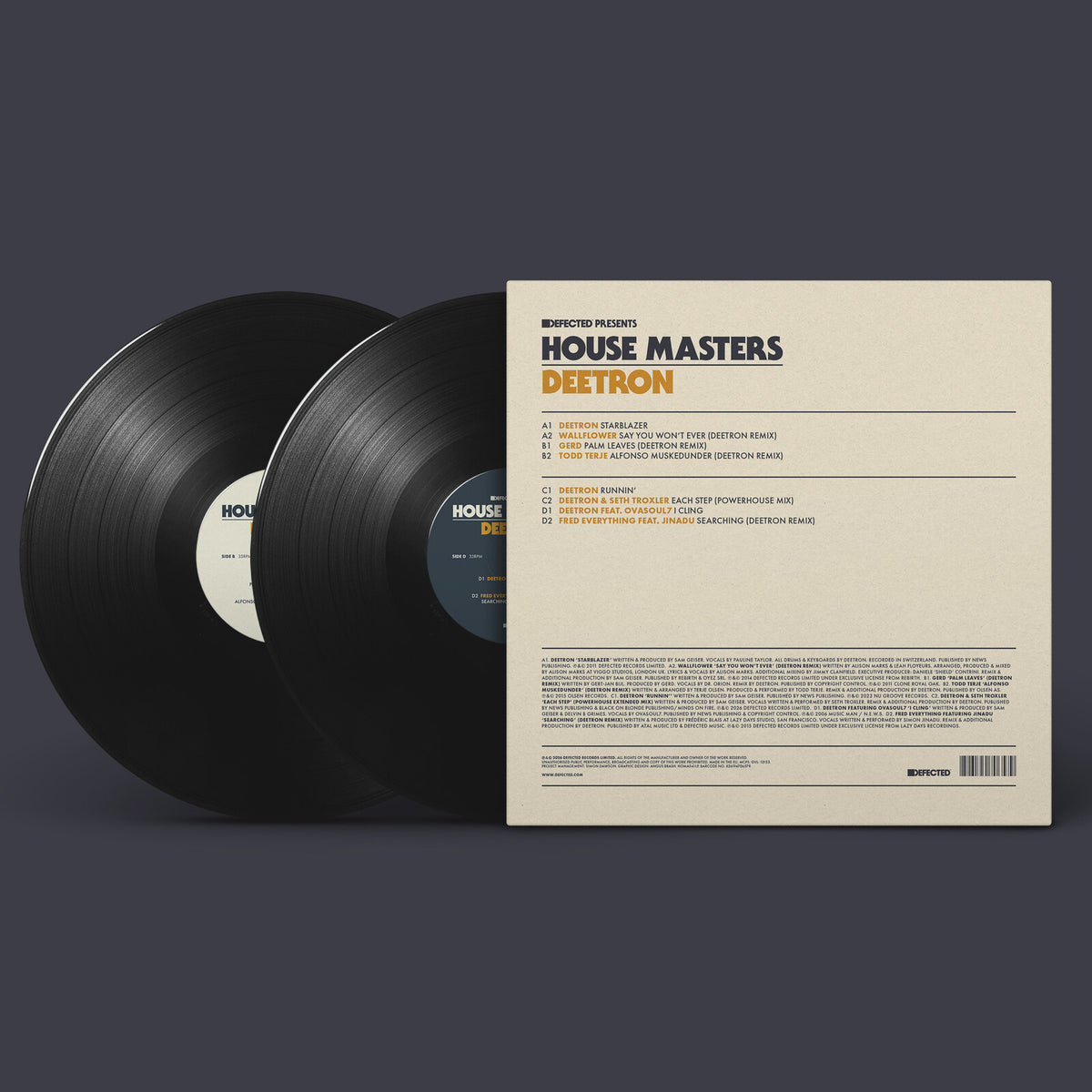 Deetron - Defected Presents House Masters - HOMAS41LP