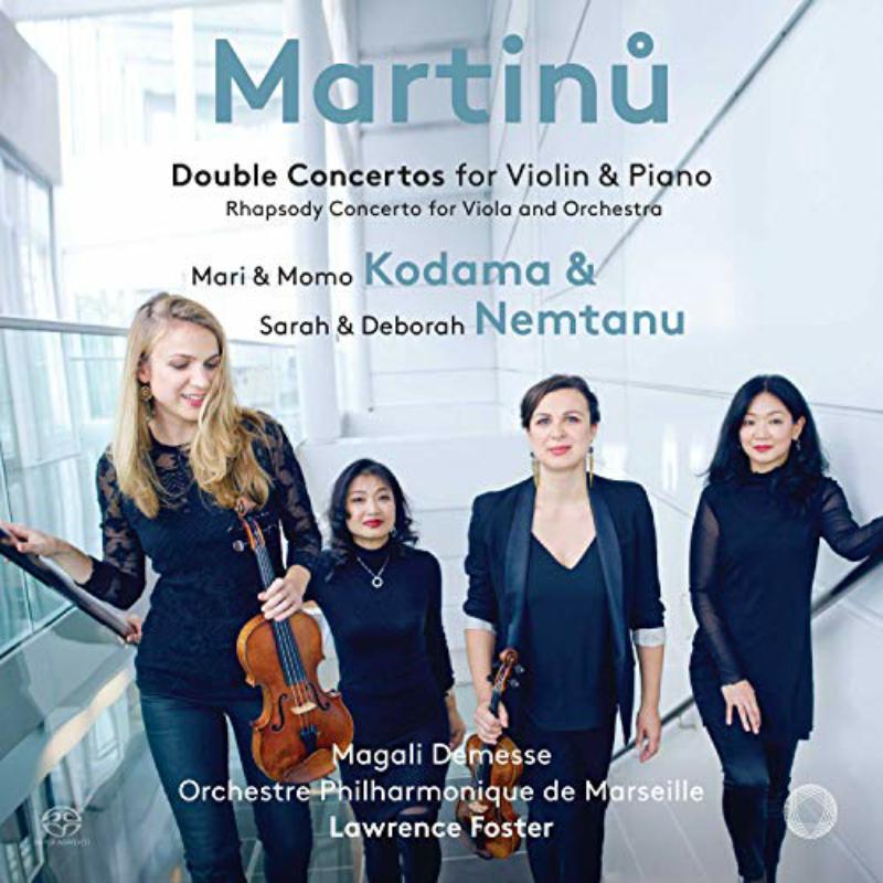 Deborah & Sarah Nemtanu; Magali Demesse; Mari & Momo Kodama; Orchestre Philharmonique De Marseille; Lawrence Foster - Martinu: Double Concertos For Violin And Piano - PTC5186658
