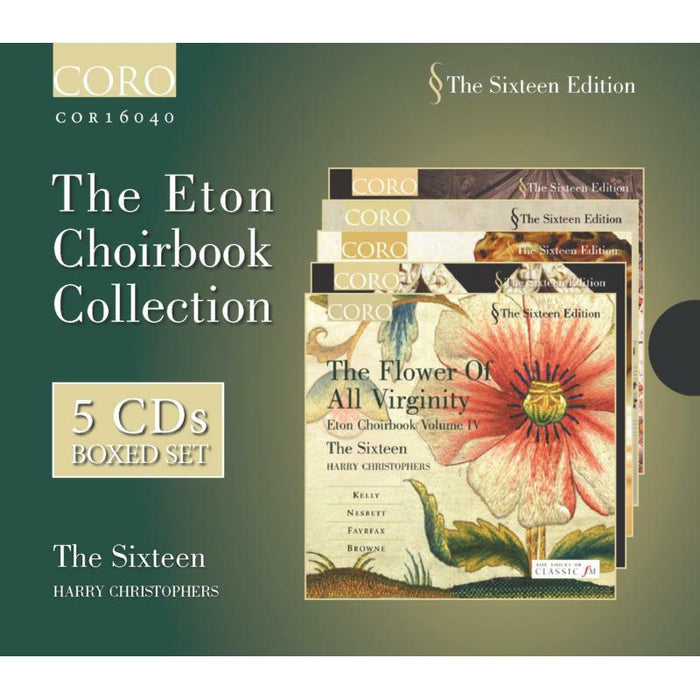 The 16:Christophers - The Eton Choirbook Collection: the Rose and the Ostrich Feather/Crown of Thorns/Pillars of Eternity/Flower of All Virgin - COR16040